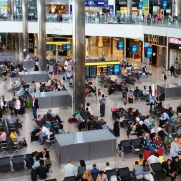 Heathrow’n lentoasema on neljänneksi vilkkaimmin liikennöity lentoasema vuonna 2023; korostaa ETA:n poistamista lentokenttäkauttakulkupalveluista.
